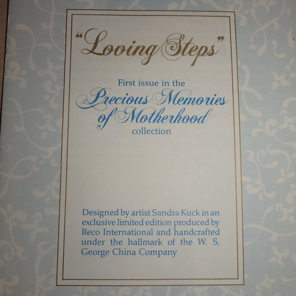 Loving Steps by Sandra Kuck 1990 Precious Memories of Motherhood - Picture 8 of 10